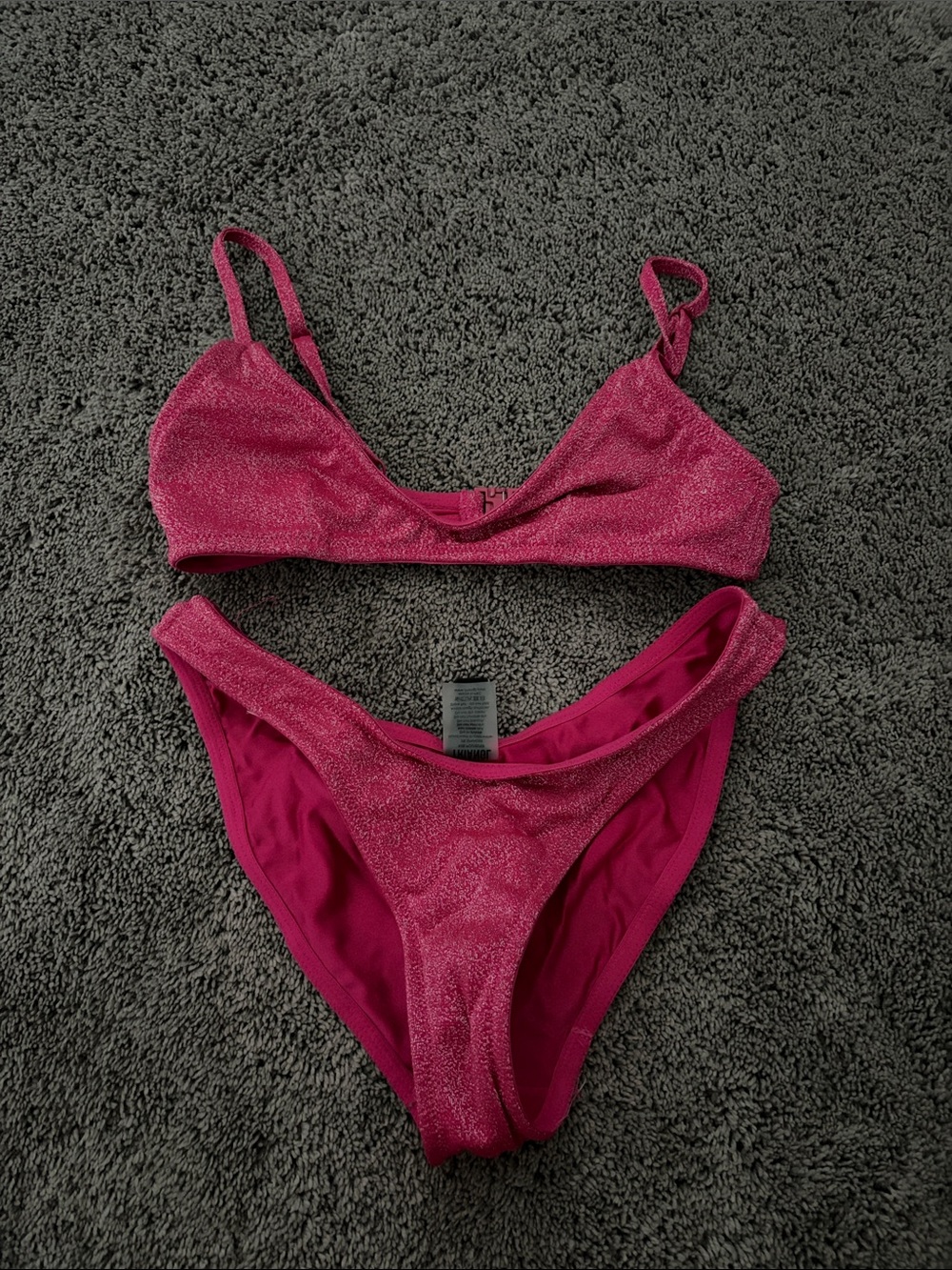 Triangl Pink Sparkly Bikini